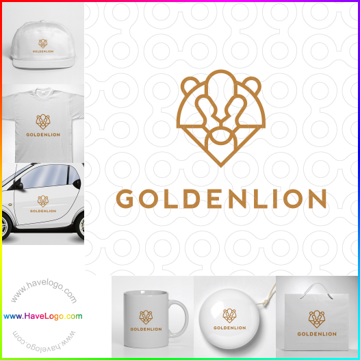 Koop een Gouden leeuw logo - ID:60704