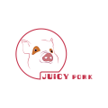 Sappig varkensvlees Logo
