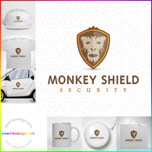Acheter un logo de Bouclier de singe - 62262