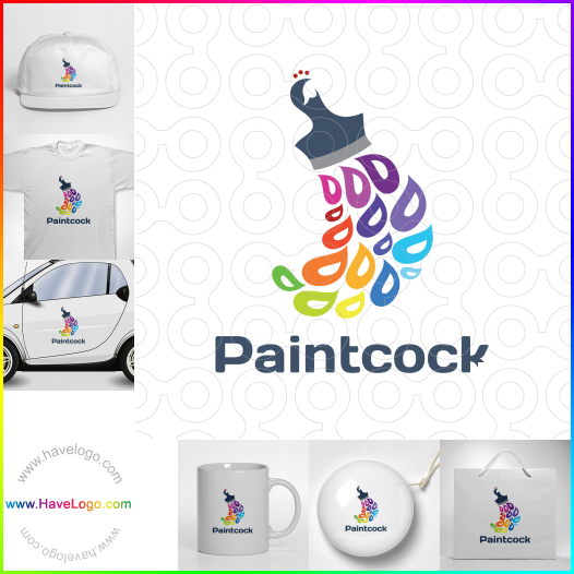Acquista il logo dello Paint Peacock 63922
