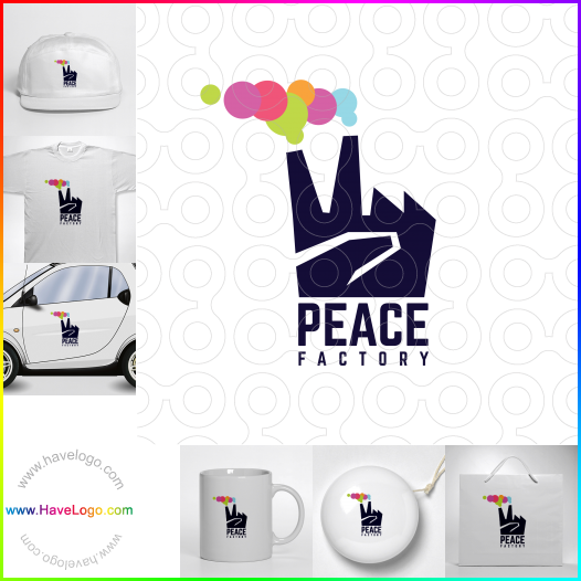 Compra un diseño de logo de Fábrica de la paz 61273