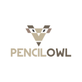 Logo Pencil Owl