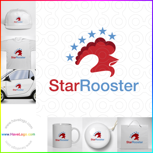 Acheter un logo de Star Rooster - 67209