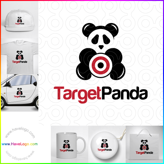 Compra un diseño de logo de Target Panda 67247
