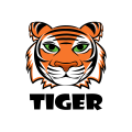 Logo Mascotte de tigre