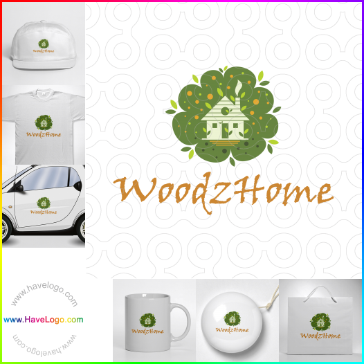 Compra un diseño de logo de Woodzhome 66196