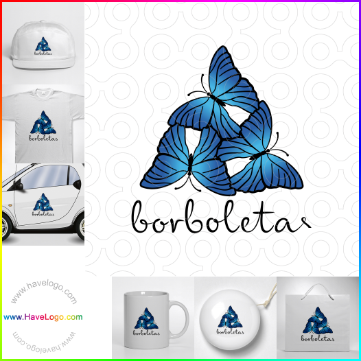 Acheter un logo de borboletas - 60069