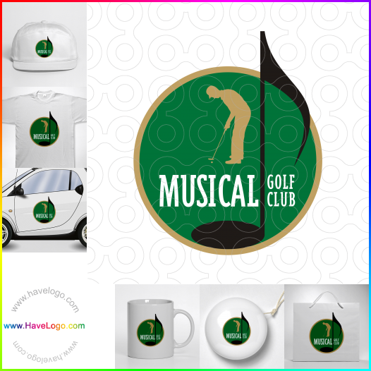 Compra un diseño de logo de golf 13968