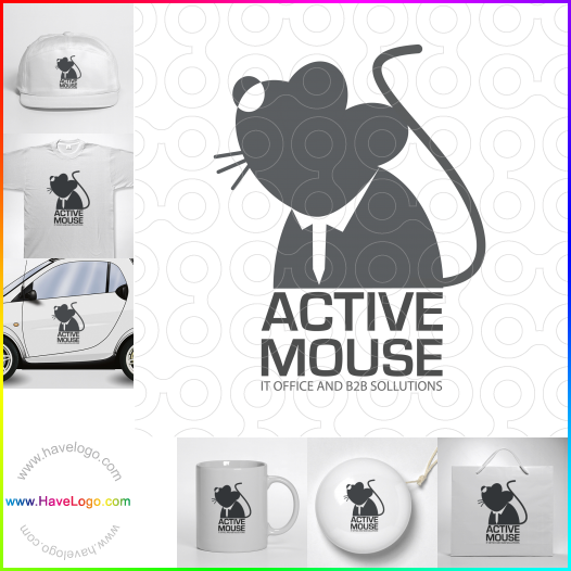 Compra un diseño de logo de mouse 5228