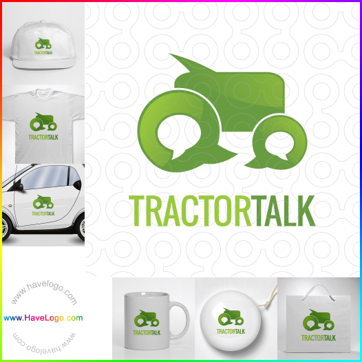 Compra un diseño de logo de tractor talk 64144