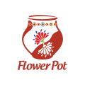logo Vaso di fiori