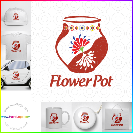 Logo Pot De Fleurs