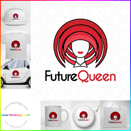 Compra un diseño de logo de Reina del futuro 64633