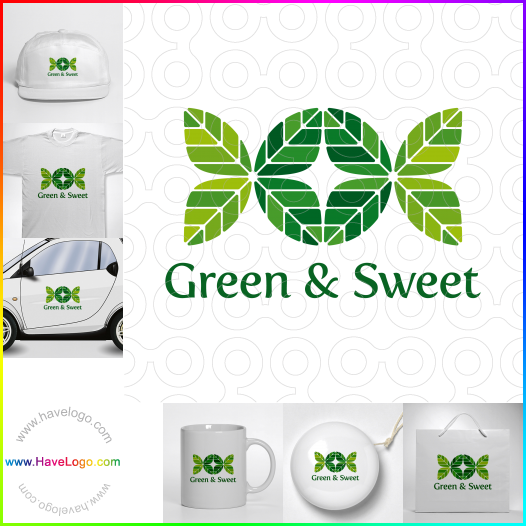 Compra un diseño de logo de Green & Sweet 60172