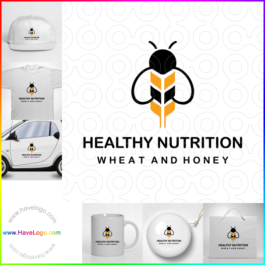 Compra un diseño de logo de Nutrición saludable 65386