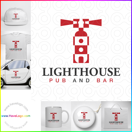Compra un diseño de logo de Lighthouse Pub and Bar 63823