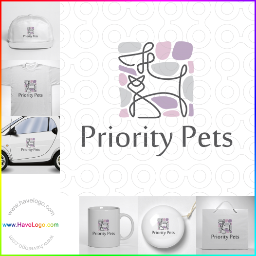 Compra un diseño de logo de Priority Pets 63398