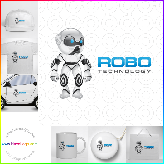 Compra un diseño de logo de Robo 65225