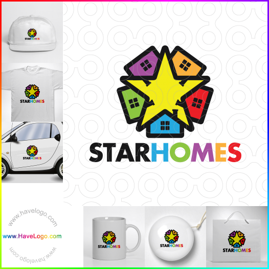 Koop een Star Homes logo - ID:64746