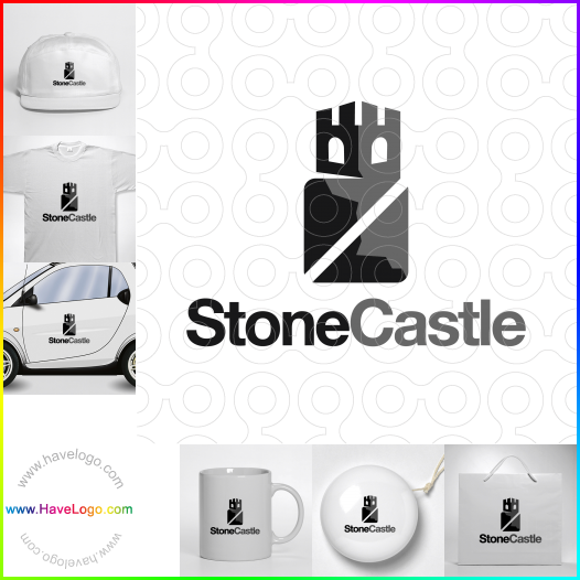 Compra un diseño de logo de Castillo de piedra 67269