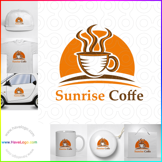Compra un diseño de logo de Sunrise Coffe 67073