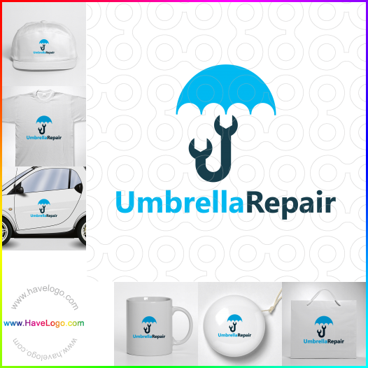 Compra un diseño de logo de Reparación de paraguas 64562