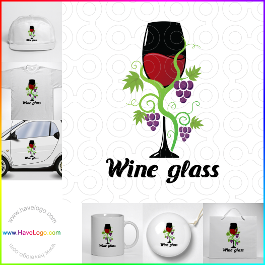 Koop een Wijnglas logo - ID:66330
