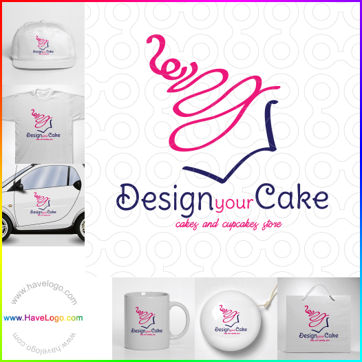 Koop een cupcake winkel logo - ID:34180