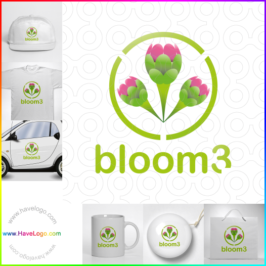 Compra un diseño de logo de Flores 29160