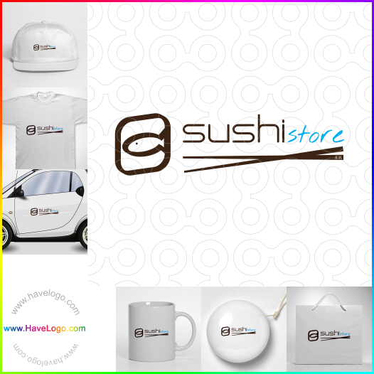 Compra un diseño de logo de Sushi 7986