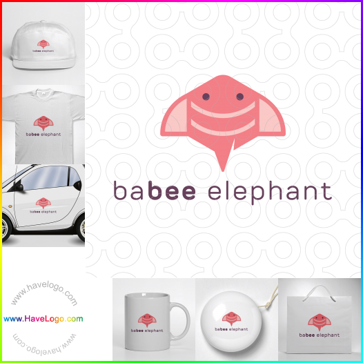 Compra un diseño de logo de Babee Elephant 66666