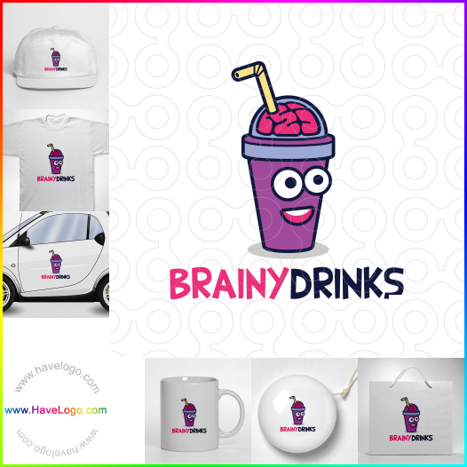Compra un diseño de logo de Brainy Drinks 60739