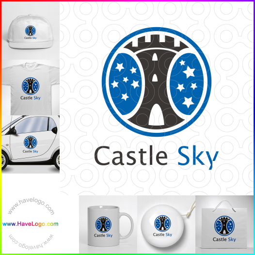 Compra un diseño de logo de Castle Sky 63170