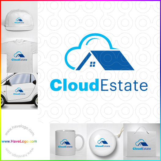 Compra un diseño de logo de Cloud Estate 64490