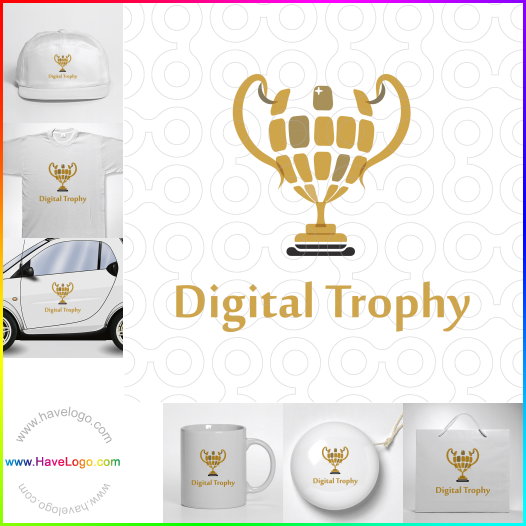 Koop een Digitale trofee logo - ID:65783