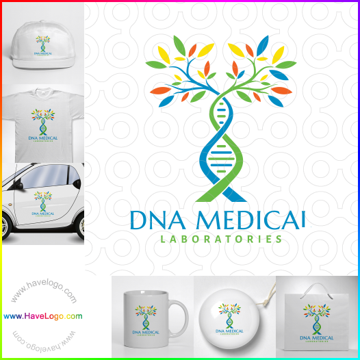 Acheter un logo de ADN médical - 66006