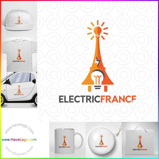 Compra un diseño de logo de Francia eléctrica 61005