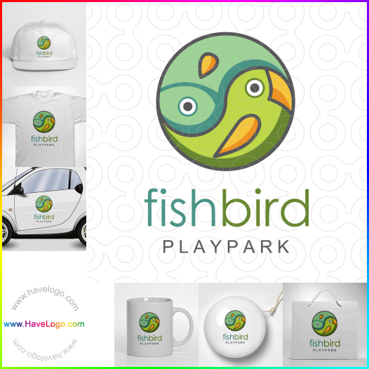 Compra un diseño de logo de Fish Bird 63394