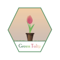 logo de Tulipán verde