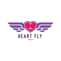 Heart Fly logo