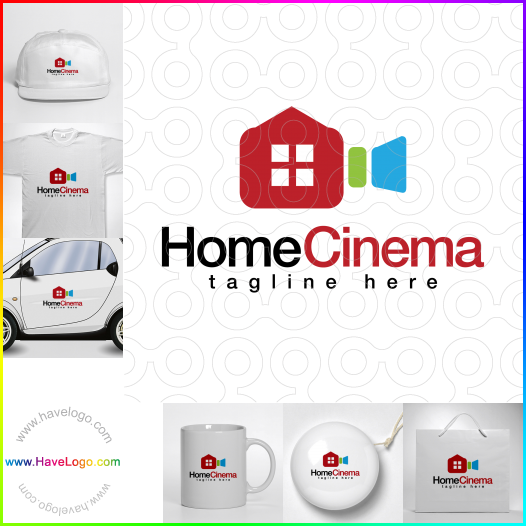 Compra un diseño de logo de Home Cinema 64278