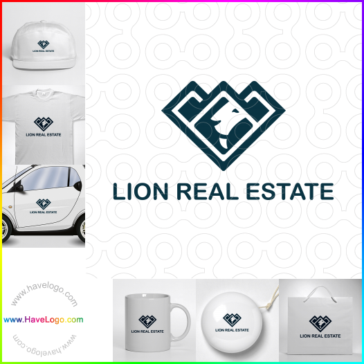 Compra un diseño de logo de Lion Real Estate 64402