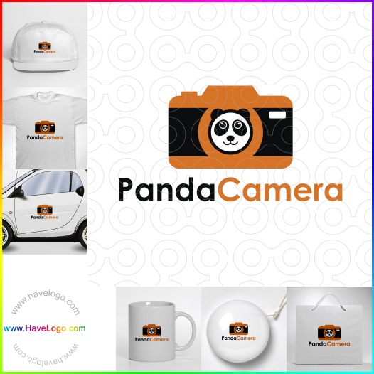 Compra un diseño de logo de Panda Camera 60203