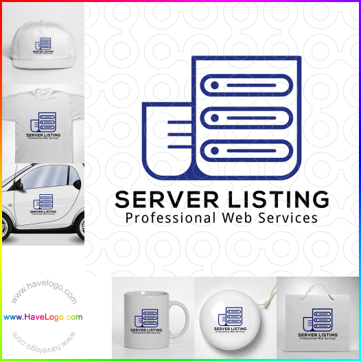 Compra un diseño de logo de Lista de servidores 63949