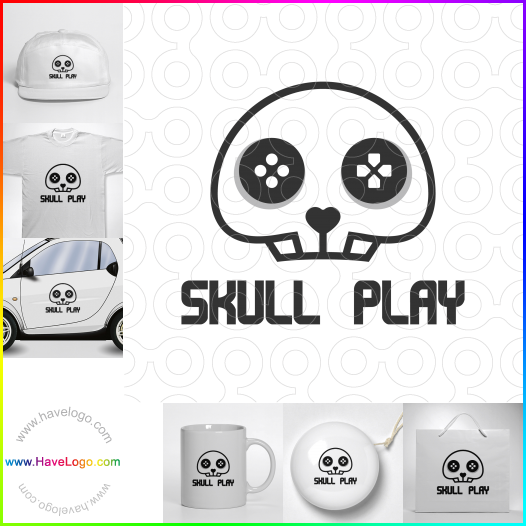 Compra un diseño de logo de Skull Play 66724