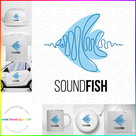 Koop een Sound Fish-logo logo - ID:65724