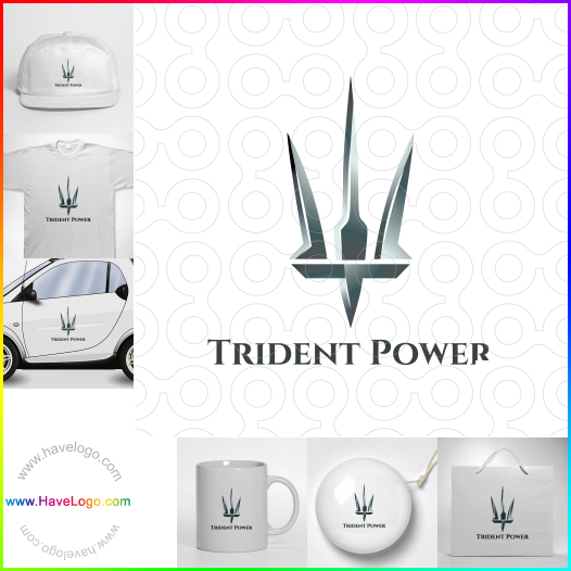 Compra un diseño de logo de Trident Power 65818