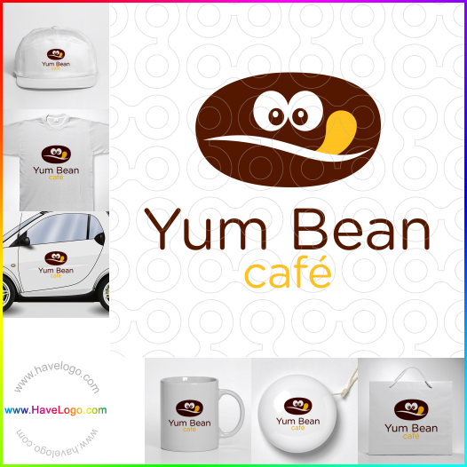 Compra un diseño de logo de Grano de café 50490