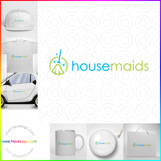 Acheter un logo de femmes de ménage - 60168