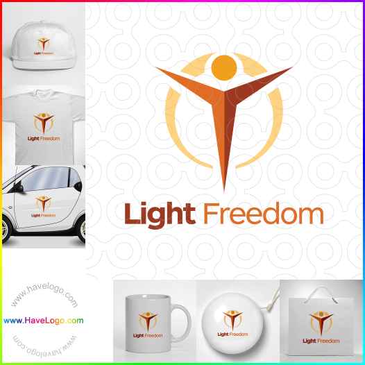 Compra un diseño de logo de libertad de luz 65269